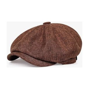 Boina Invierno Hombre Elegante Caf&eacute;