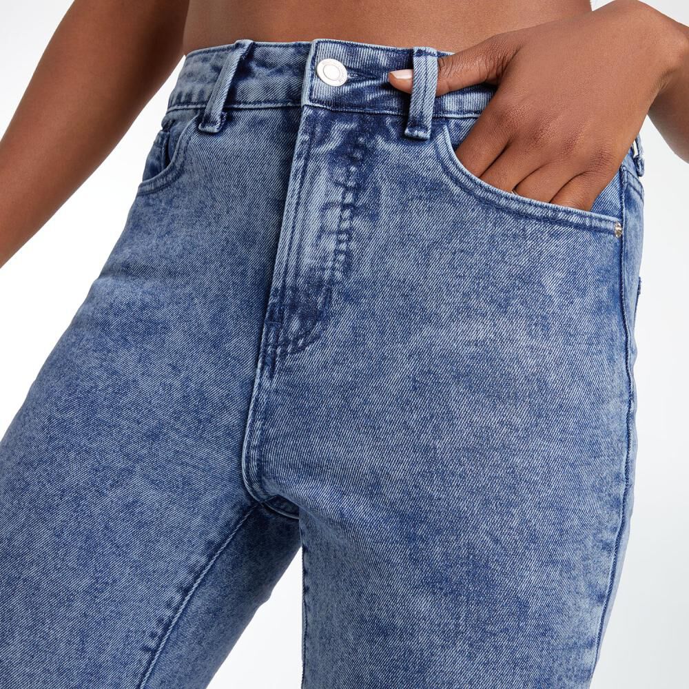Jeans Basta Doblada Tiro Alto Skinny Mujer Rolly Go image number 4.0