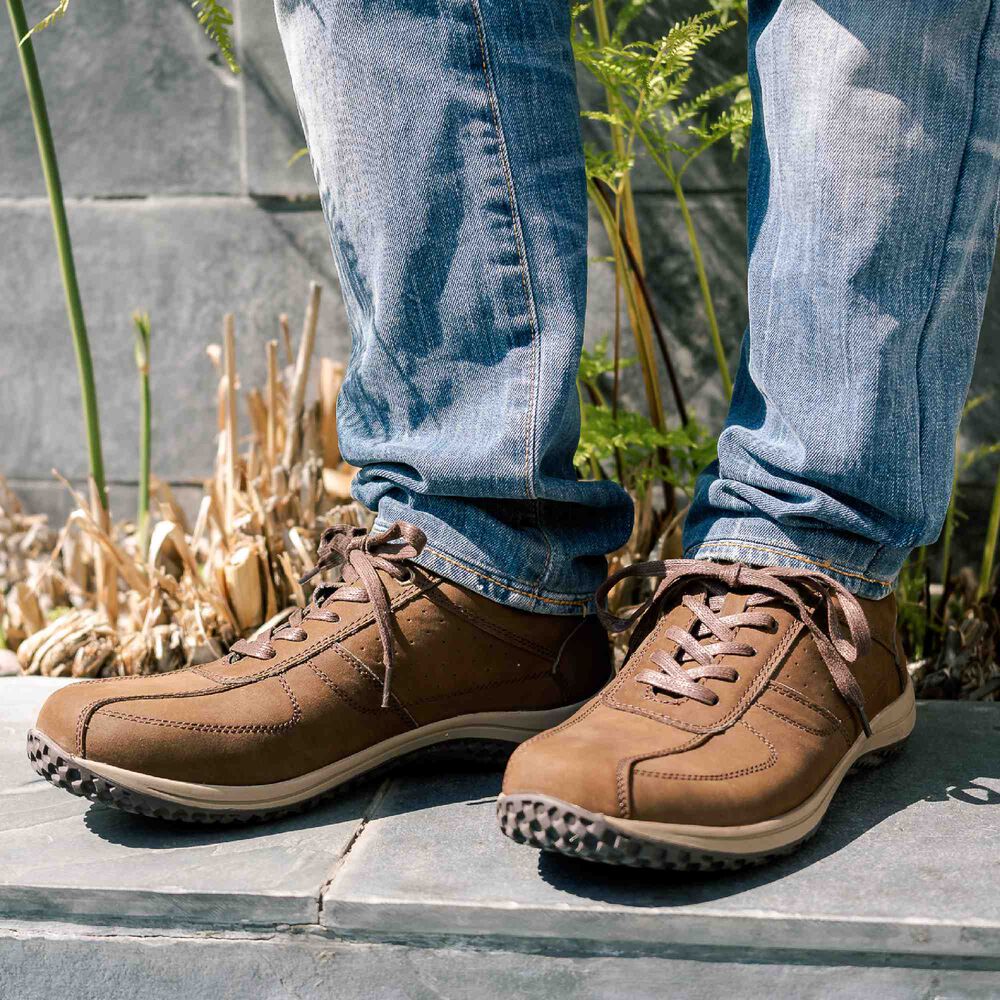 Zapato De Cuero Casual Agave Cafe London Adixt image number 4.0