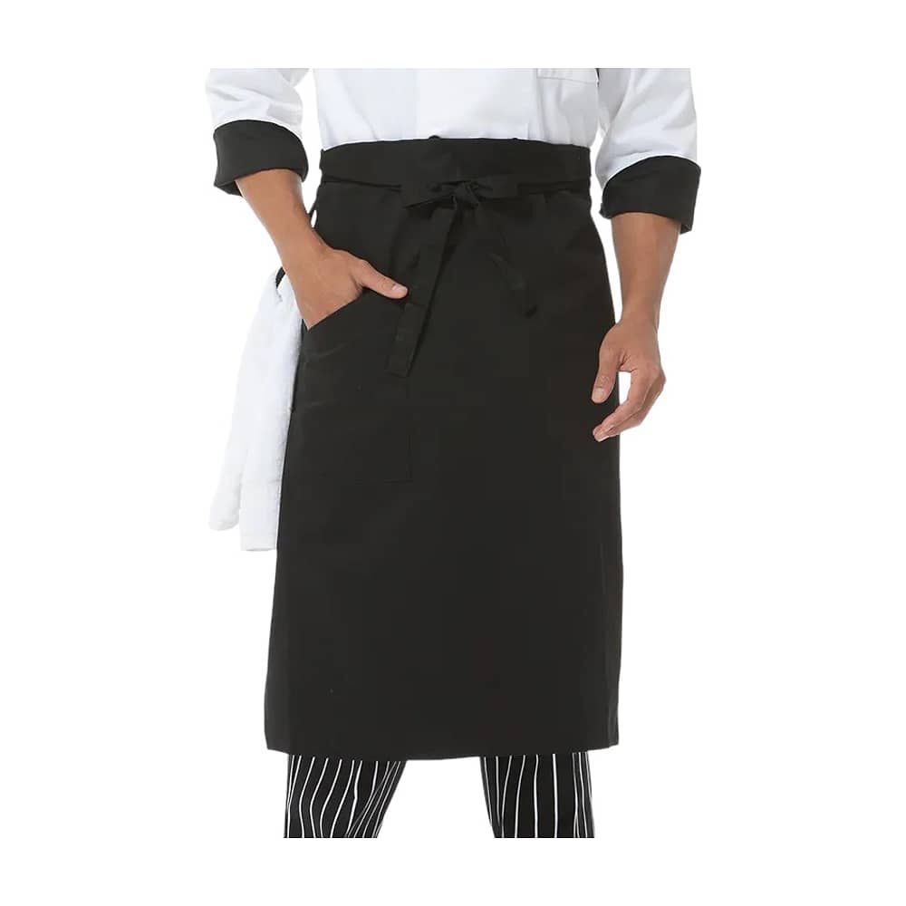 Mandil Cl&aacute;sico De Cocina O Salon Negro image number 0.0