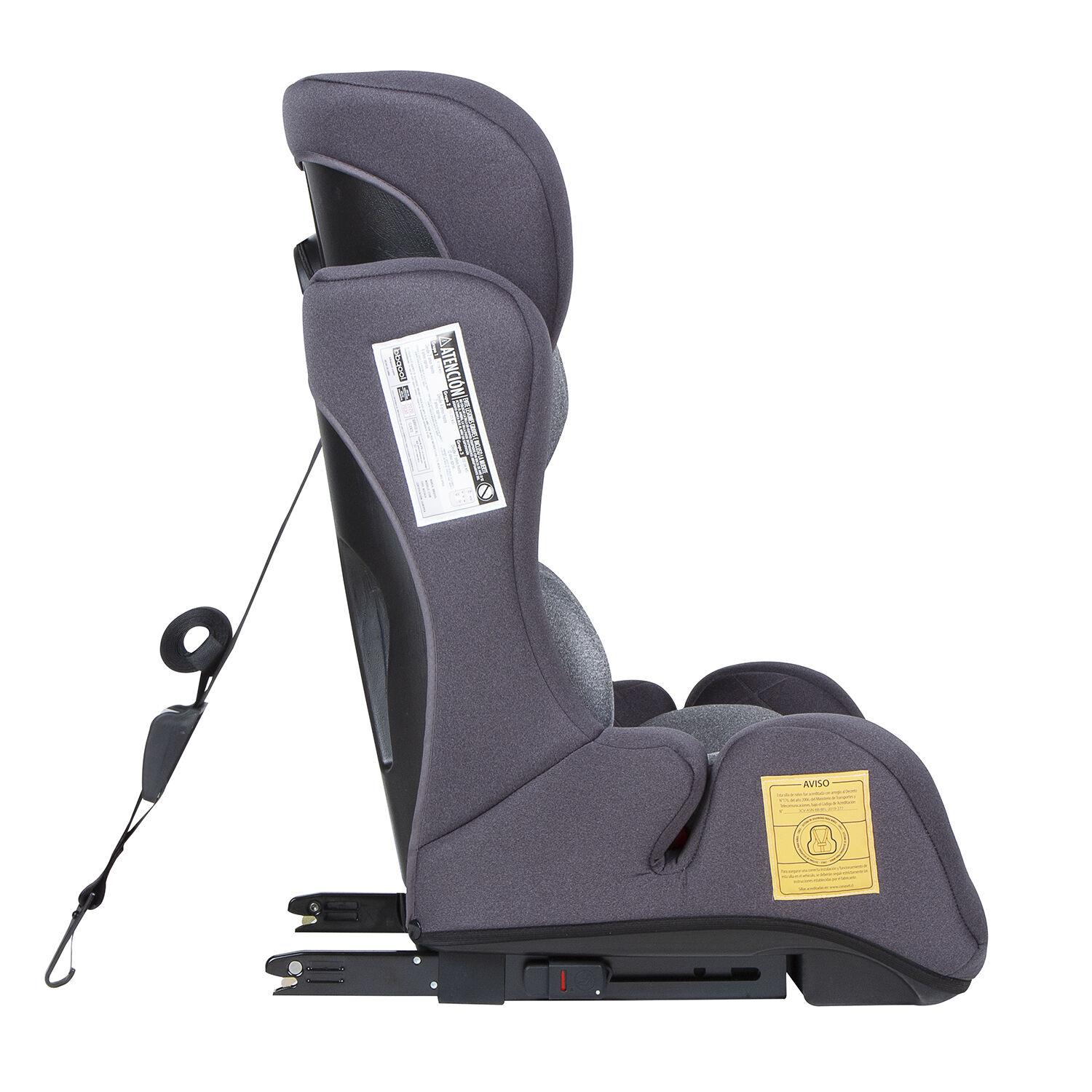 Silla De Auto Butaca Safe Isofix Gris image number 4.0