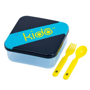 Herm&eacute;tico Kido Con Cubiertos Libre De Bpa Colores - Ps