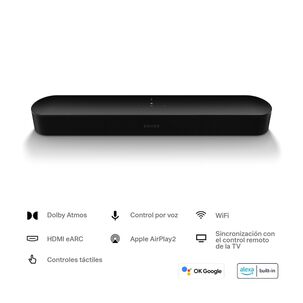 Soundbar Sonos Beam Gen 2 Wifi Negro