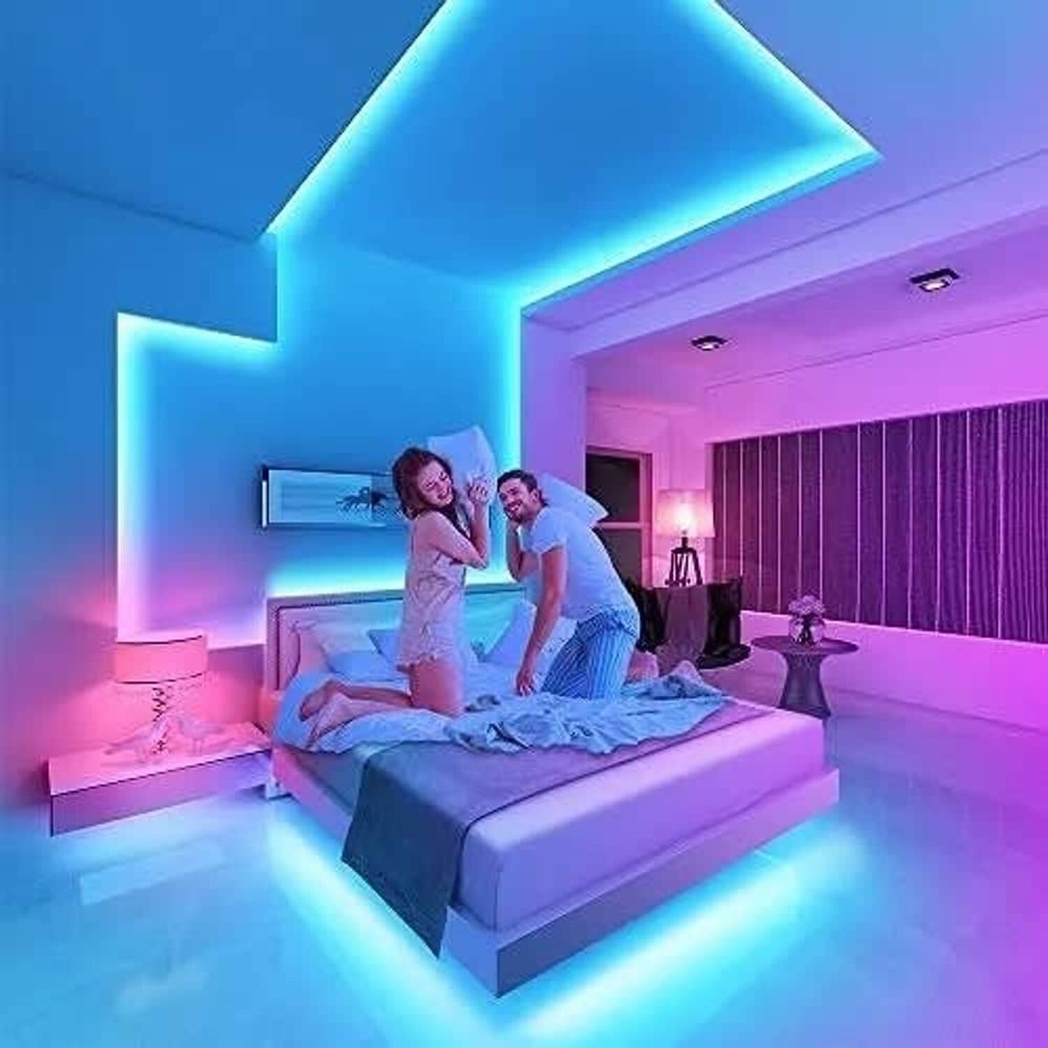 Kit Tira De Luces Led Full Rgb High Power 5 Metro + Control image number 2.0