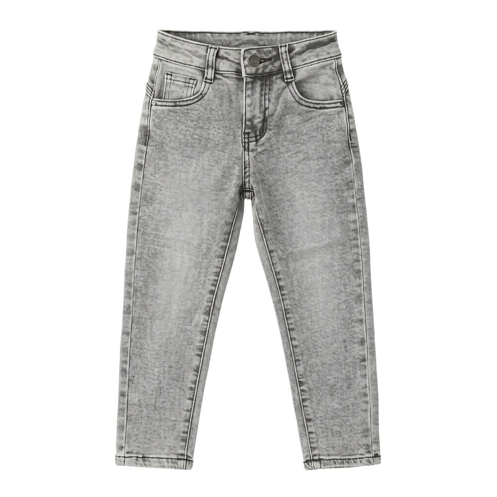 Jeans Gris Ni&ntilde;a Pantalon Denim Slim Fit Mezclilla image number 4.0