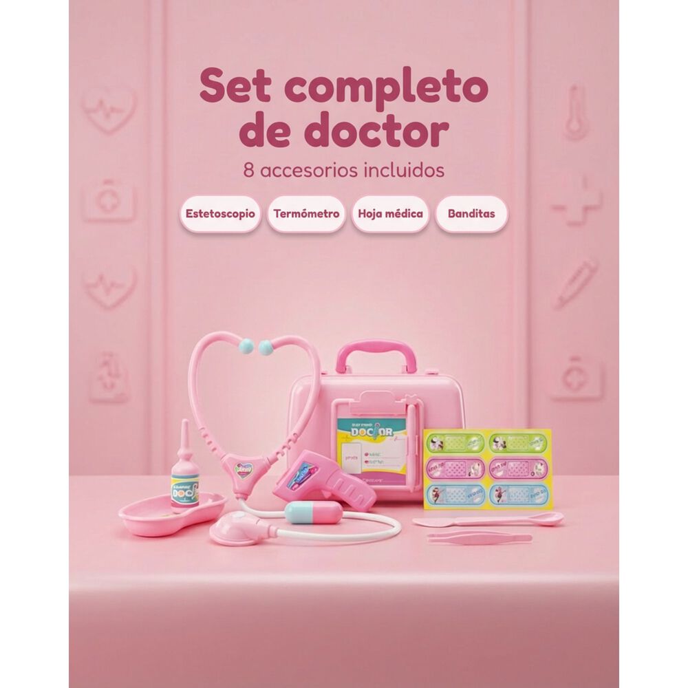 Juguete Set De Doctora Para Ni&ntilde;as Deluxe Kit image number 4.0