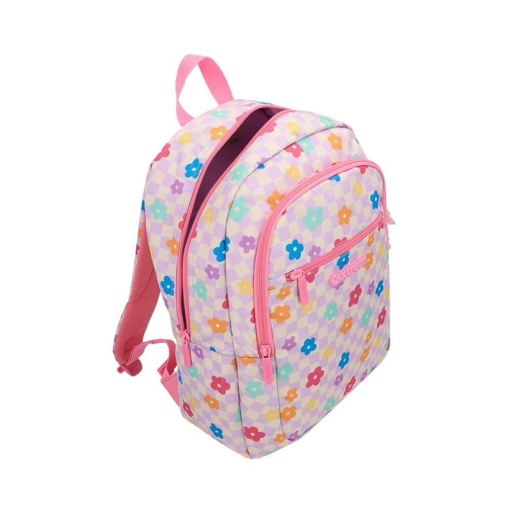 Mochila Xtrem Logan 6xt Flores Rosado image number 3.0