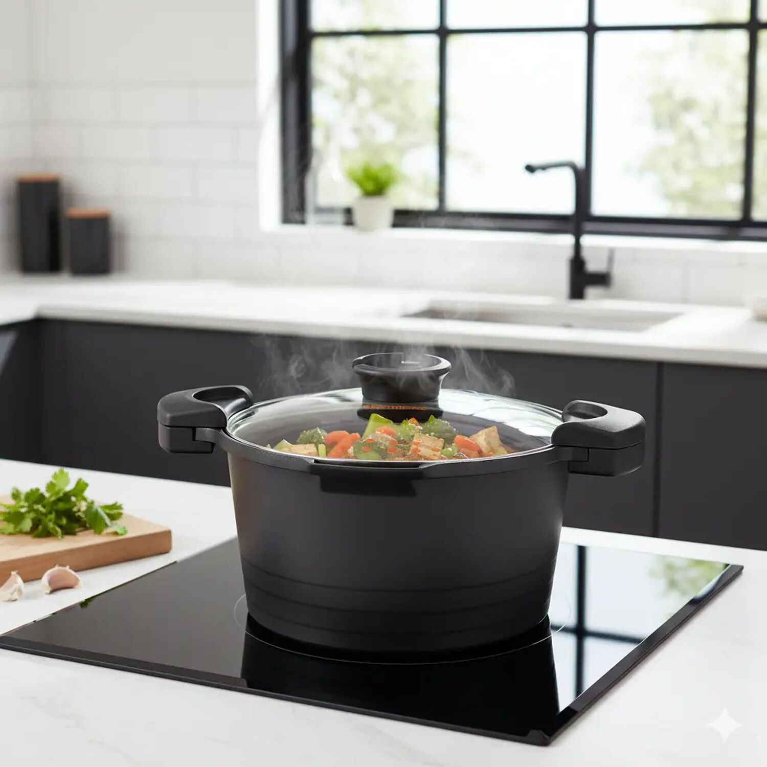 Olla Multicooker Therma Marmicoc 24 Cm 6l Negra image number 4.0