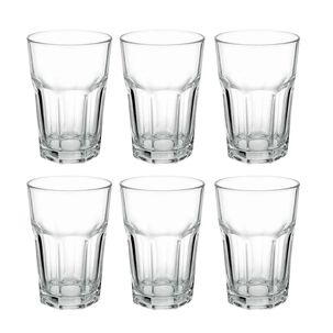 Set 6 Vaso Vidrio Bristol 520ml Nadir Transparente