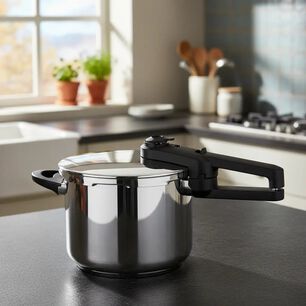 Olla A Presion 6 Litros Acero Inoxidable Modelo Maltinox Marca Marmicoc