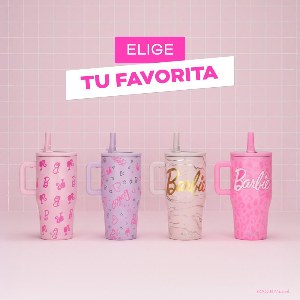 Vaso Termico Tumbler Mug Barbie Love 590ml Acero Inox Uma image number 7.0
