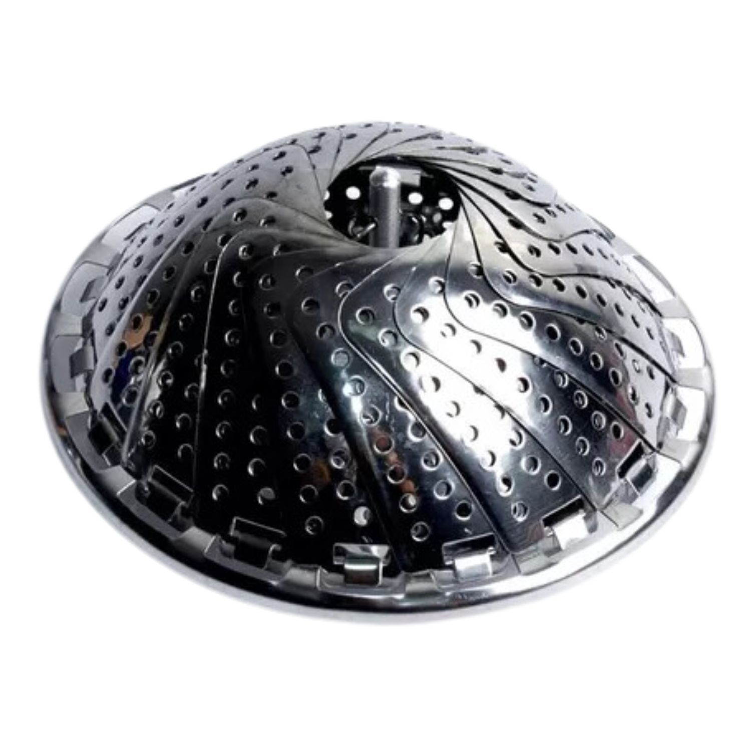 Tapa Vaporera Plegable 14cm Acero Ideal Cocina Utensilio image number 0.0