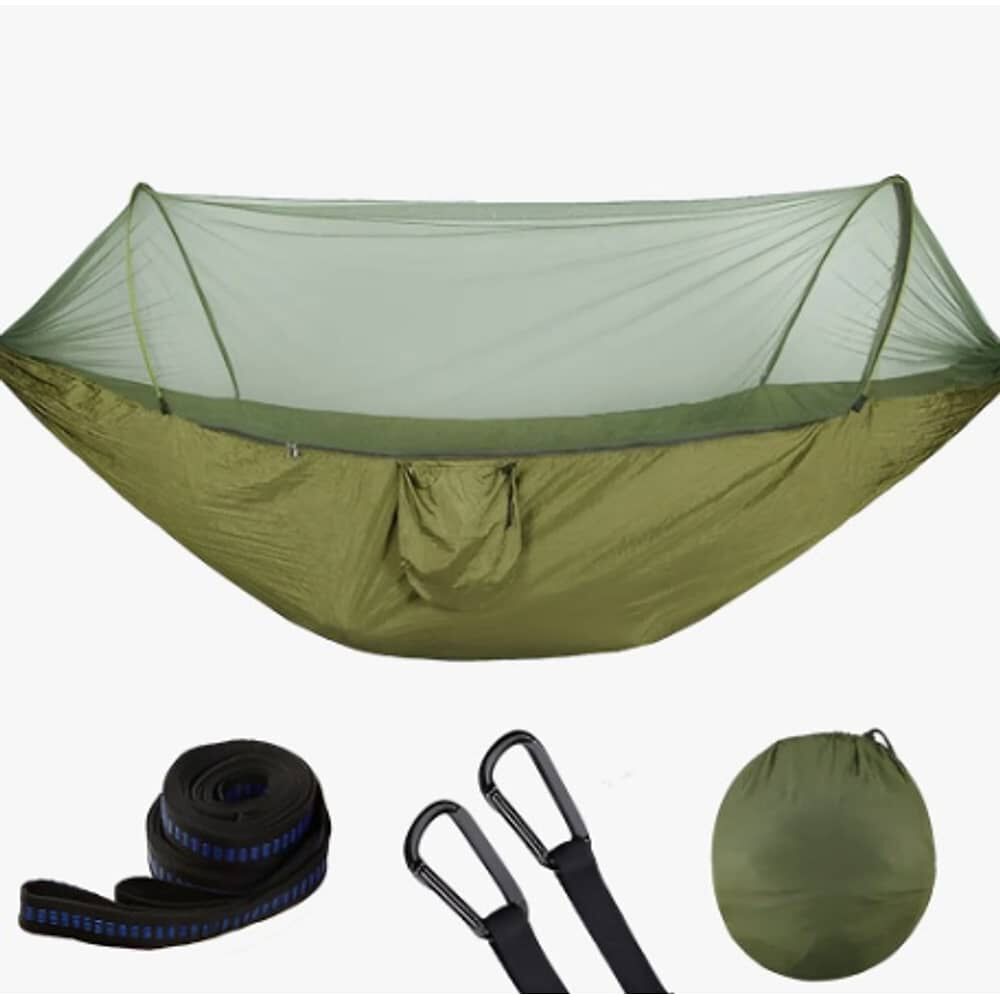 Hamaca Portatil De Camping Con Mosquitero Camuflaje image number 0.0