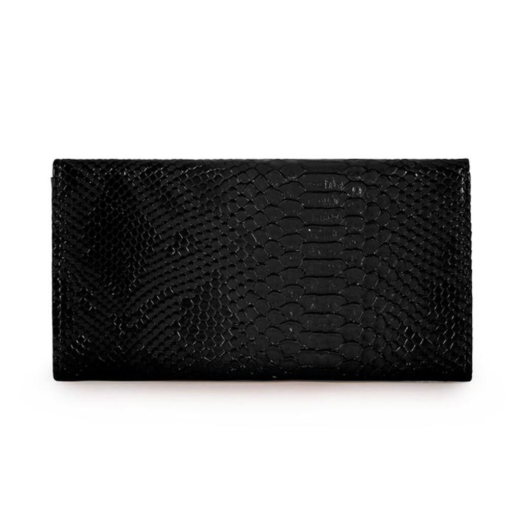 Billetera Mujer Alda Serpent Negra Carven image number 4.0