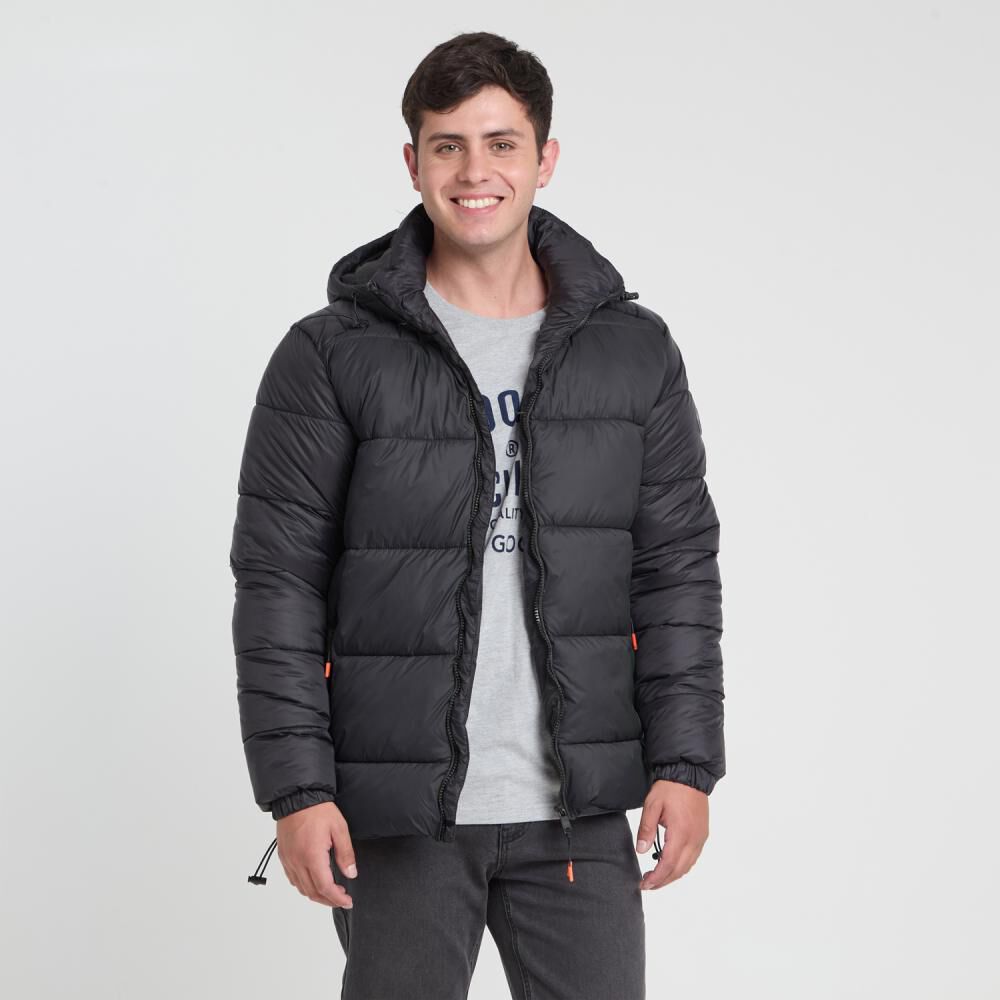 Parka Bloque Color Slim Cuello Alto Con Capucha Hombre Skuad image number 0.0