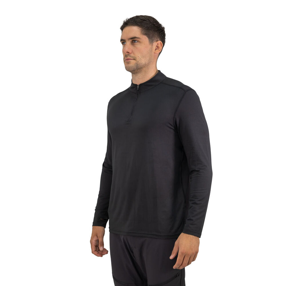 Polera Dry Fit Hw Spx Manga Larga Hombre Black image number 5.0