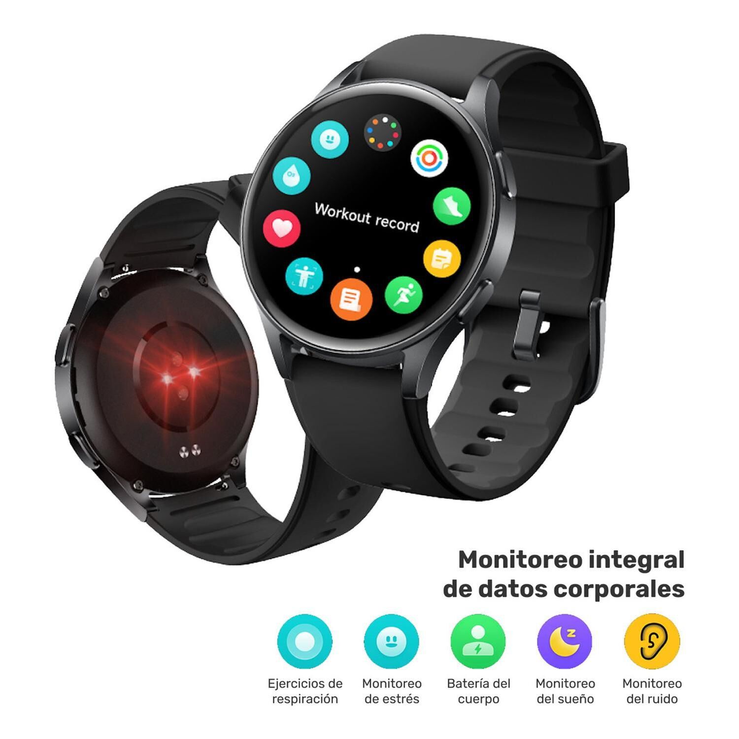 Reloj Smartwatch Lhotse Vibe 05 Gps Black 45mm image number 4.0
