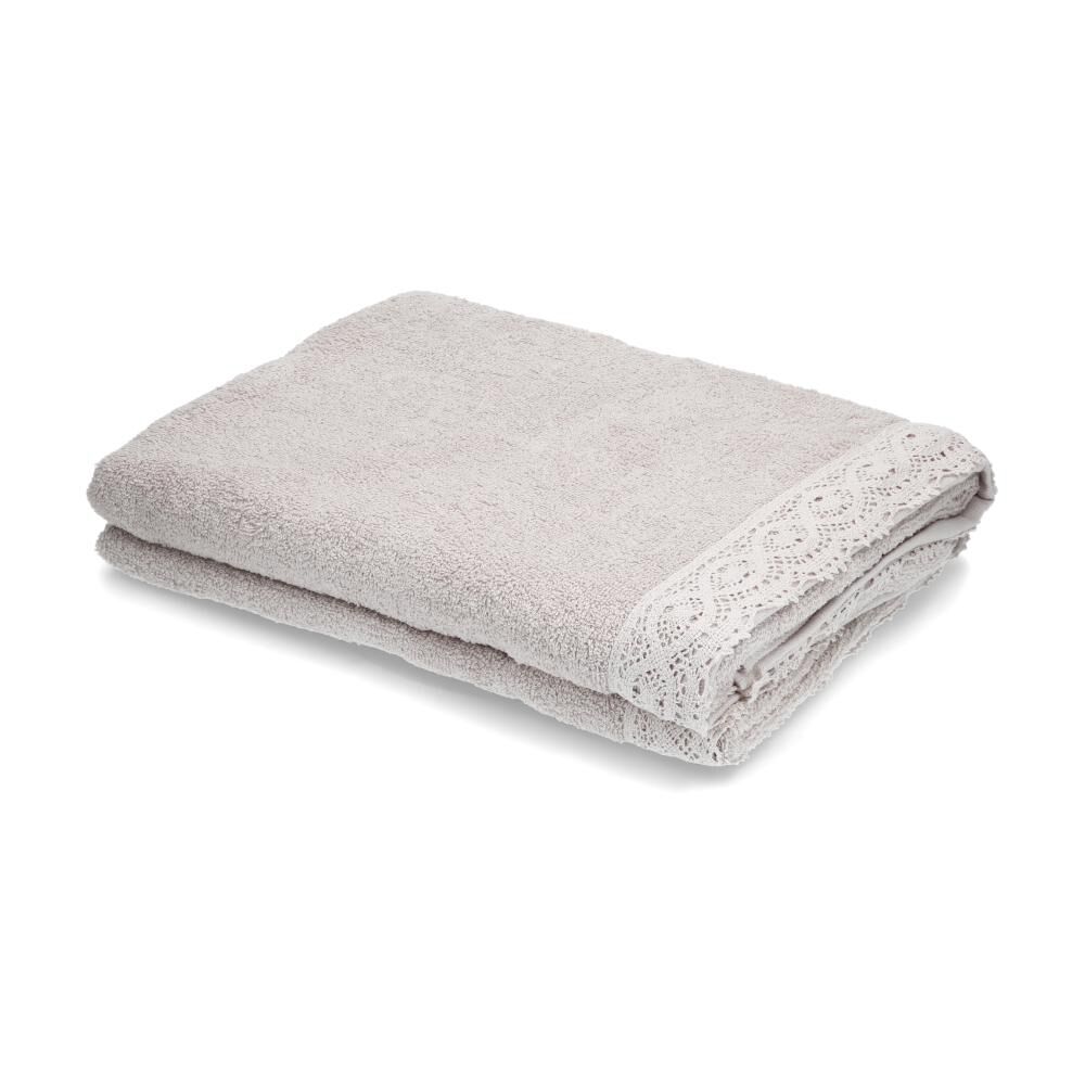 Juego De Toallas Belle Noite Macrame image number 0.0