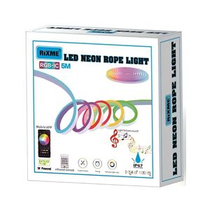 Tira Led Neon Rgb 5m Usb Musical Control Remoto Y App Ip67 Rgb