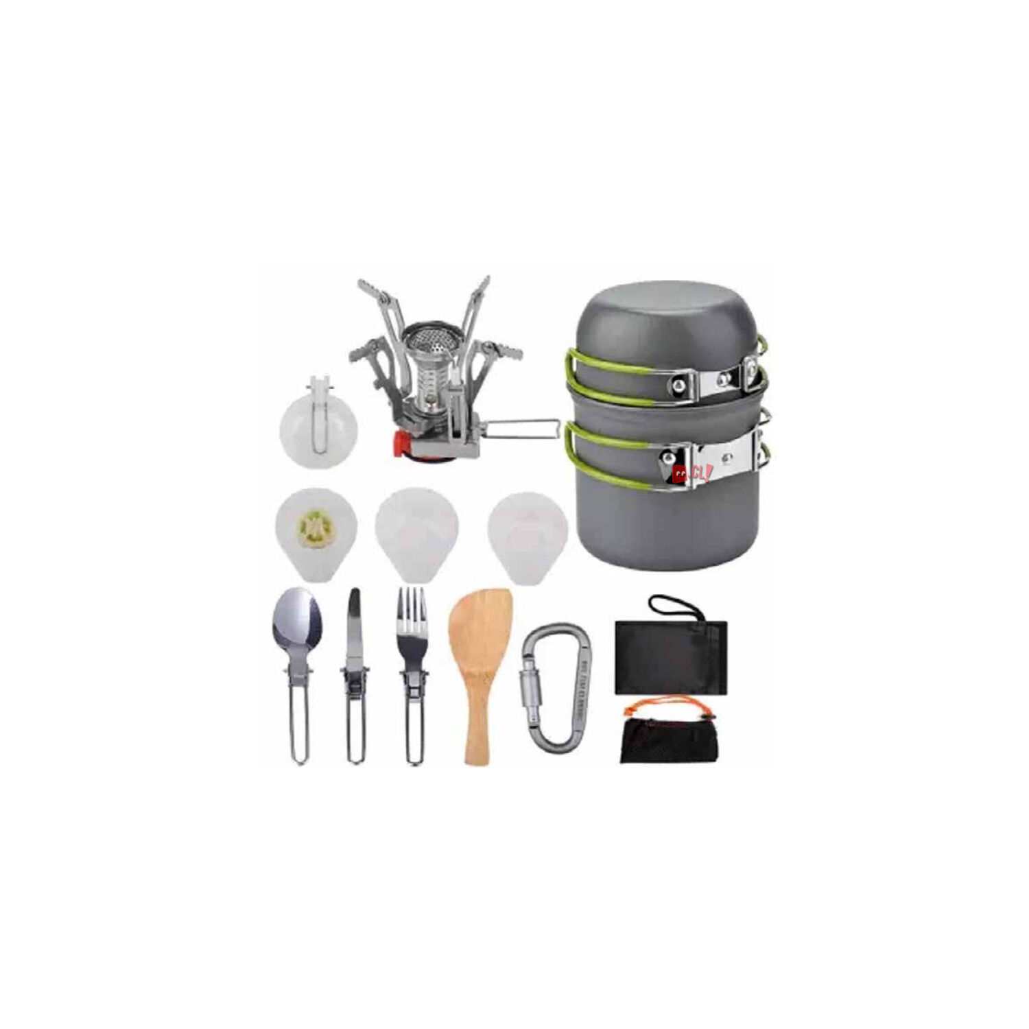 Set Ollas Para Camping De 11 Piezas Con Cocinilla - Ps image number 1.0