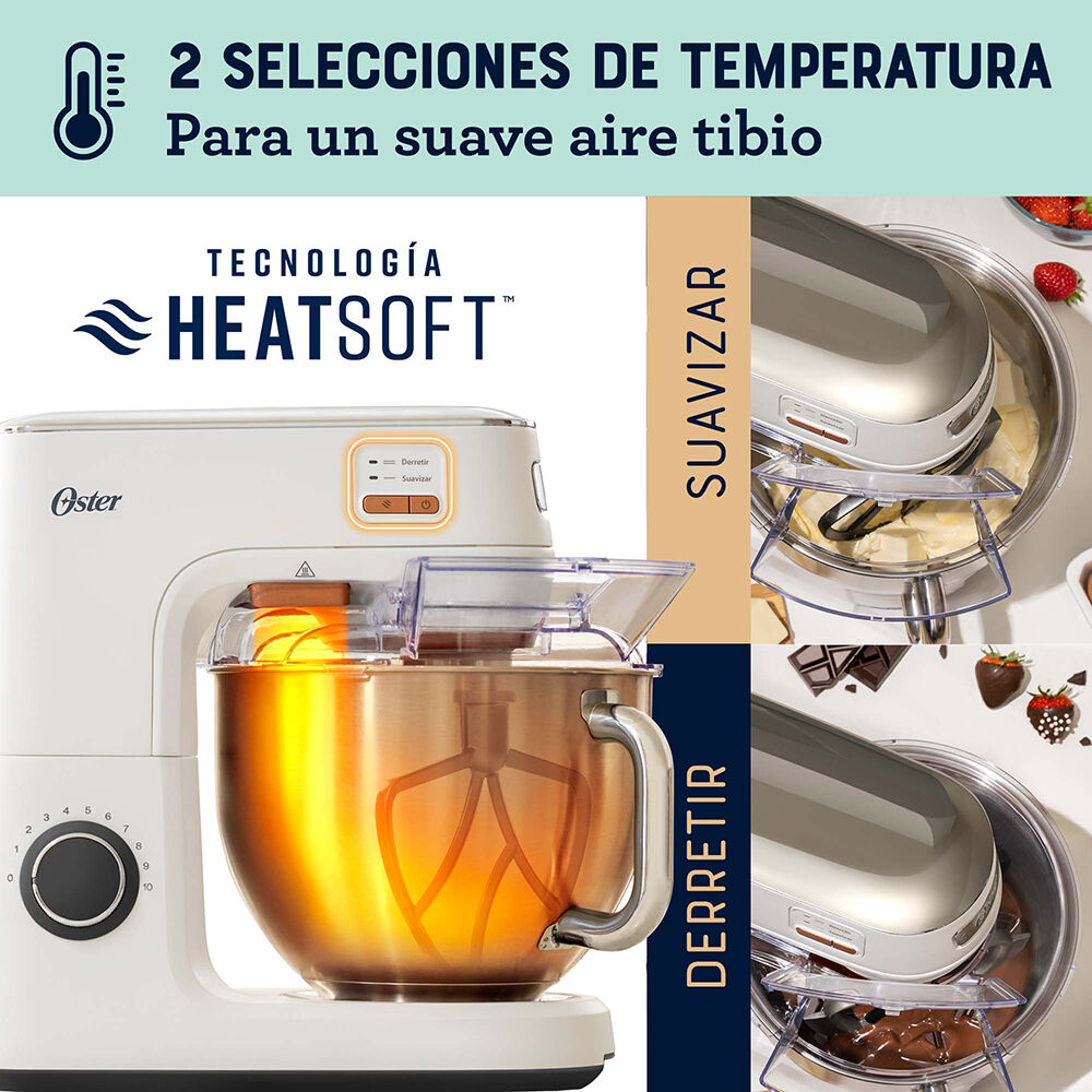 Batidora Planetaria Oster Con Tecnología Heatsoft Fpstsmpl4w image number 2.0