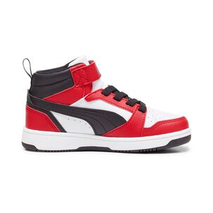 Zapatilla Urbana Ni&ntilde;o Puma Rebound V6 Mid Ac+ Ps Rojo/blanco