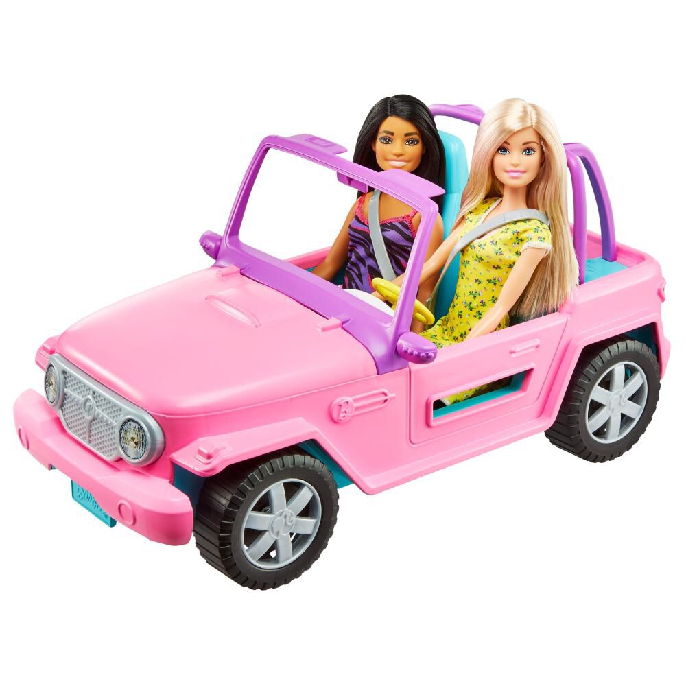Jeep Con Muñeca Barbie Gvk02 image number 1.0