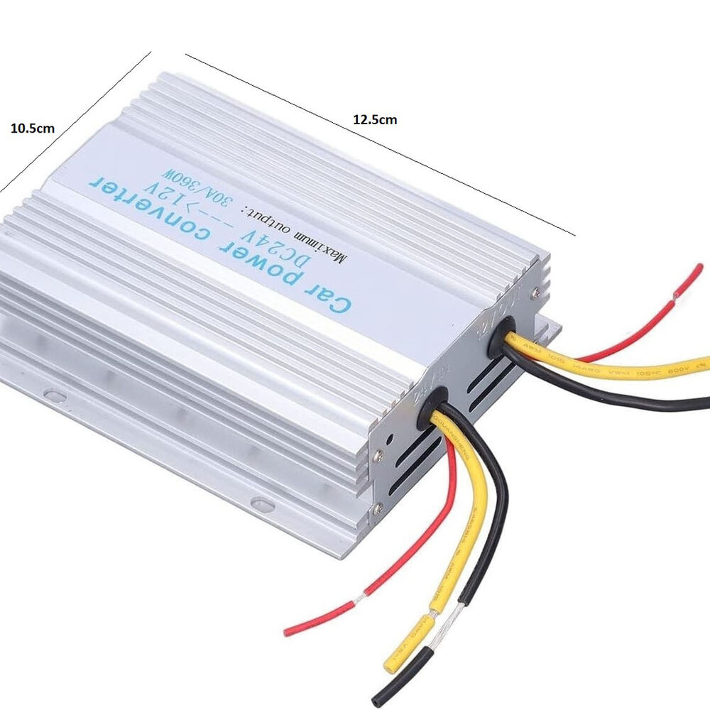 Inversor Electrico Convertidor Potencia 24v A 12v 30a Camion image number 1.0