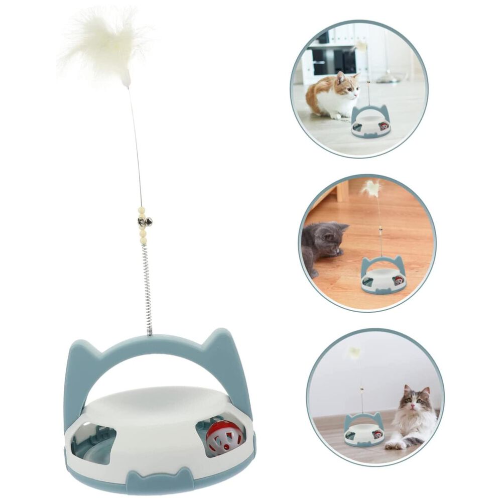 Juguete Interactivo Para Gatos Mascotas Varita Teaser Con Pelotas image number 2.0