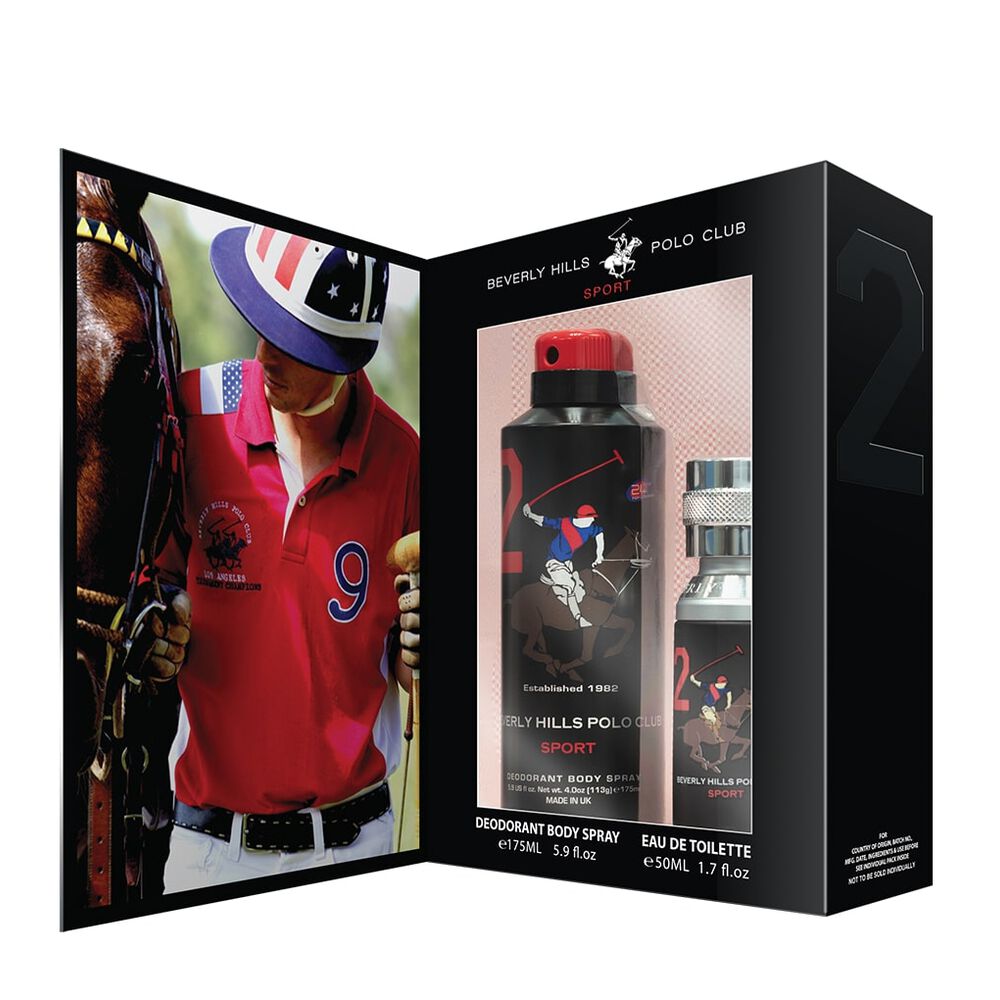 Set Club Polo Beverly Hills Sports Men Two Edt 50ml + Deo image number 0.0