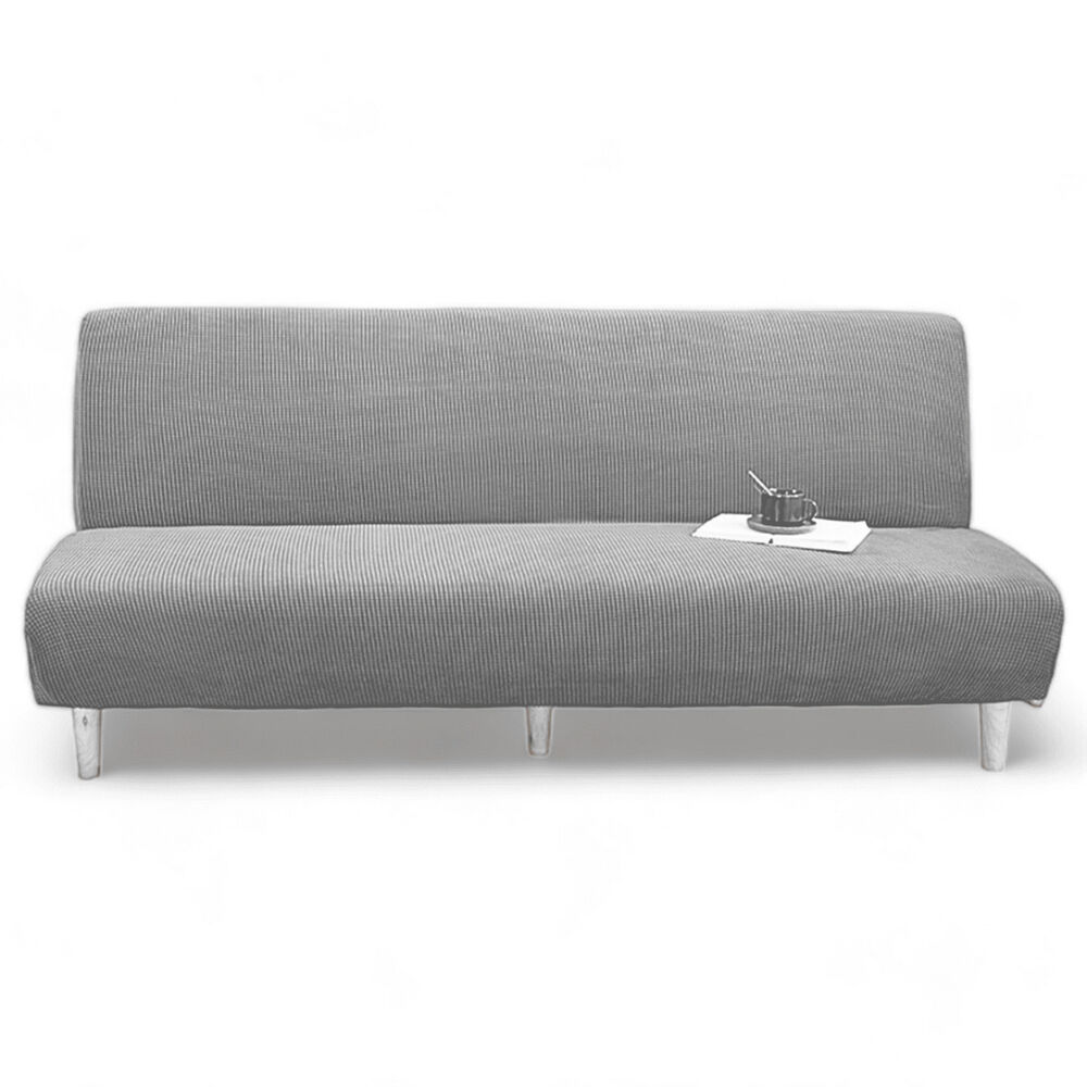 Funda Cubre Futon Cuadrille Tela Elasticada Color Gris Claro image number 0.0