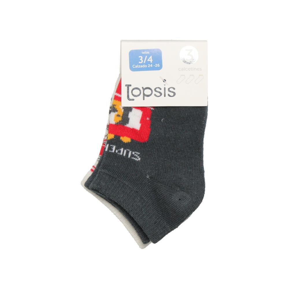 Calcetines Topsis / 3 Pares image number 1.0