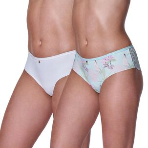 Pack 2 Calzones Pantaleta Corte Laser 20552