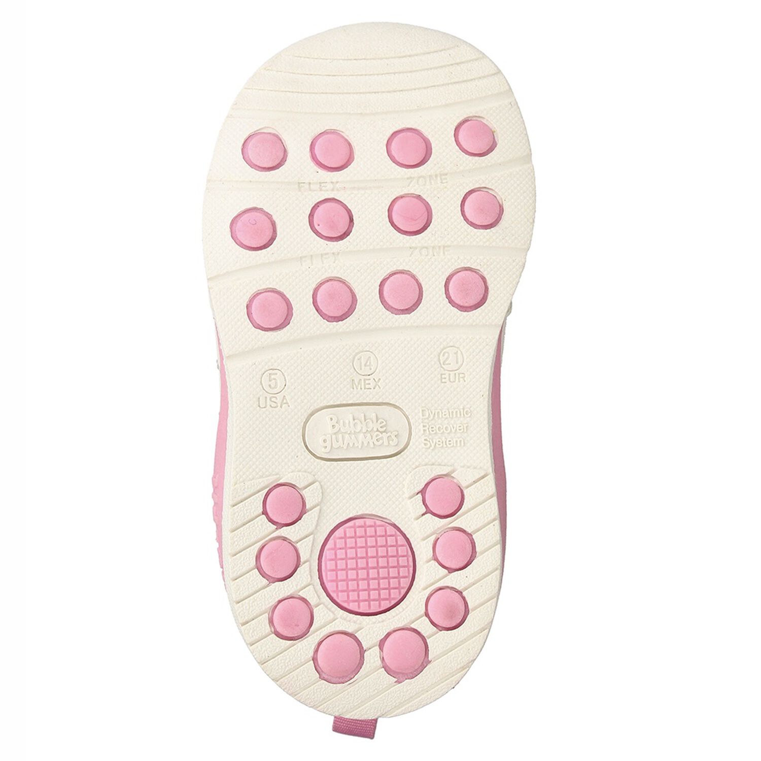 Zapatilla Ni&ntilde;a Bubblegummers Bio Fit Blanco-pink image number 6.0