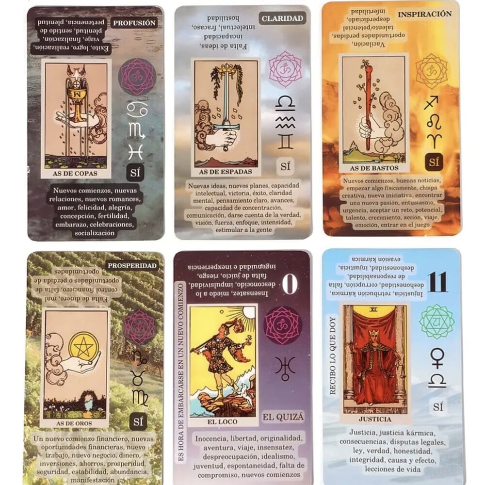 Aprendiendo Tarot, 78 Cartas Cada Una Con Significado Espa&ntilde;ol image number 6.0