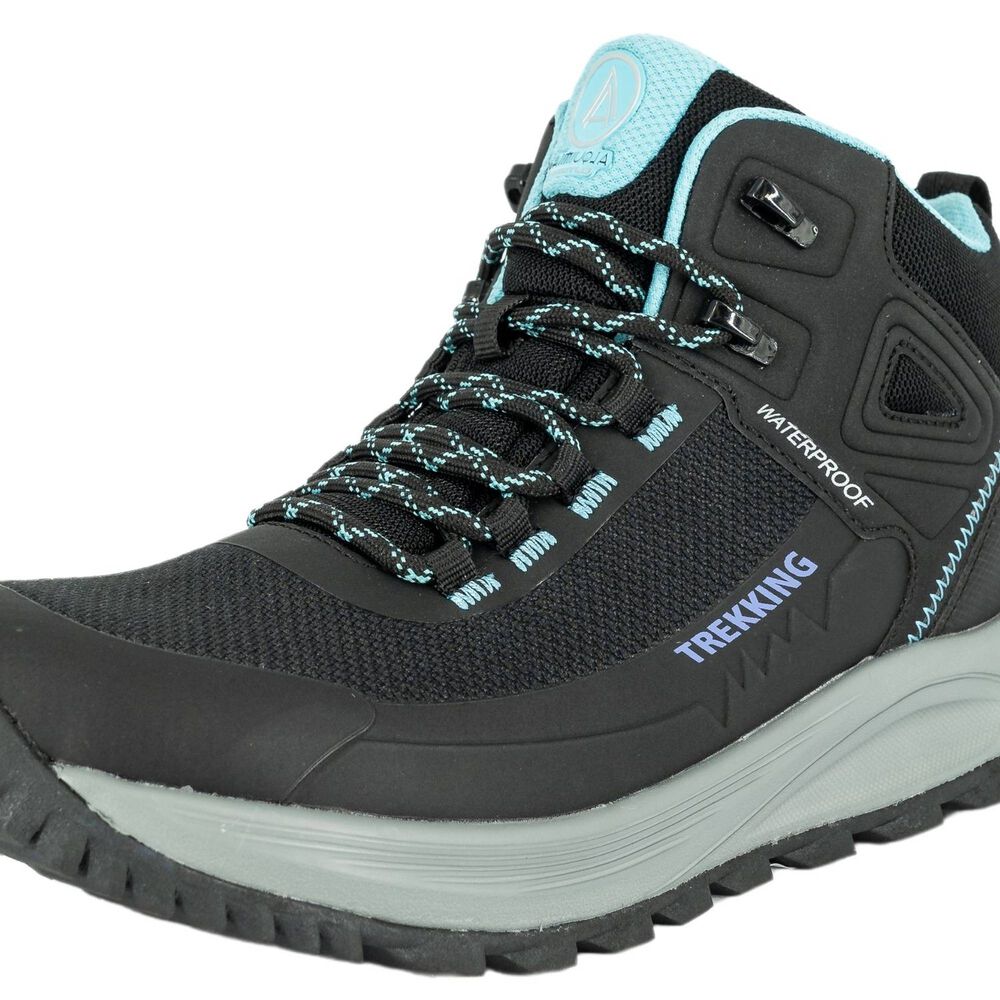 Botin Outdoor Waterproof Rosal Negro Alquimia image number 3.0
