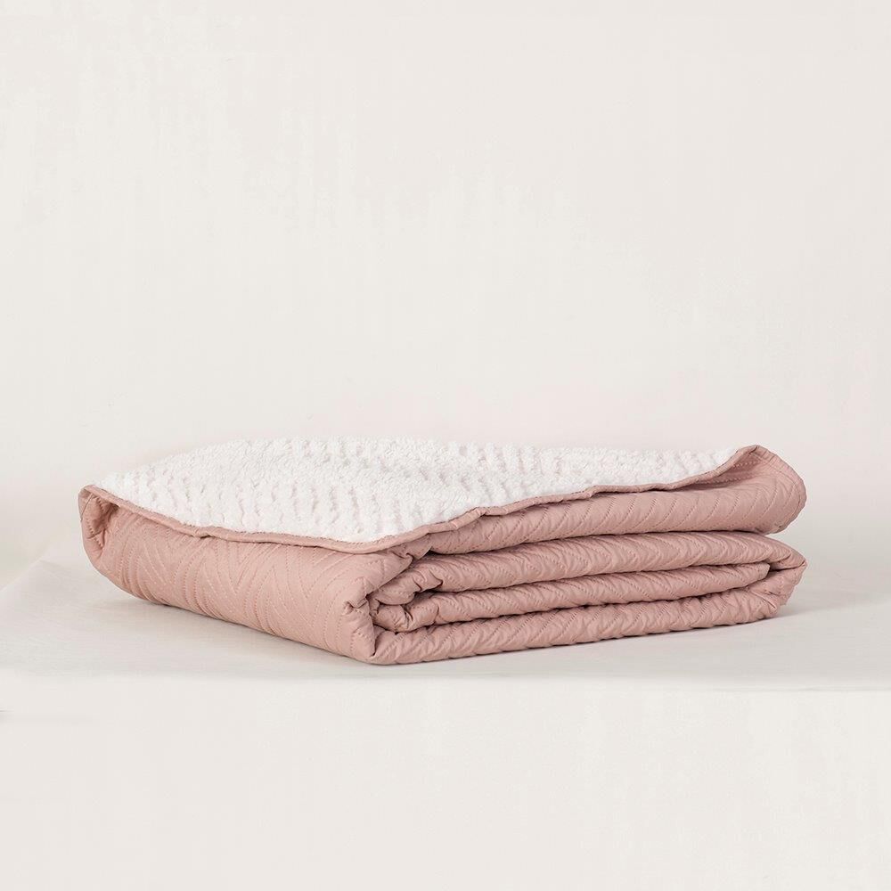 Quilt Sherpa Liso King Nude image number 2.0