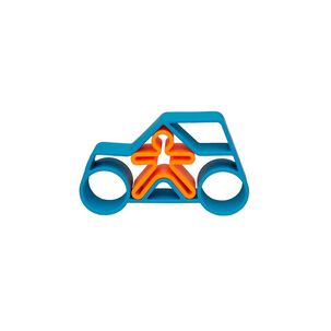 Set De Auto Y Persona Color Azul Dna