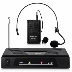 Kit Micr&oacute;fonos Inal&aacute;mbricos De Cintillo & Solapa Philco M210