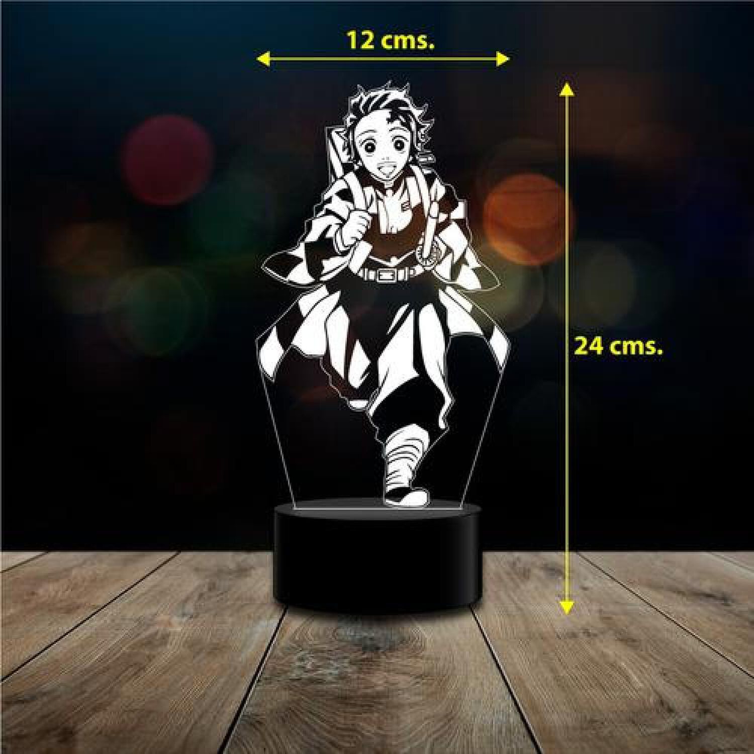 Lampara 3d Tanjiro Demon Slayer C Remoto 16 Color image number 2.0