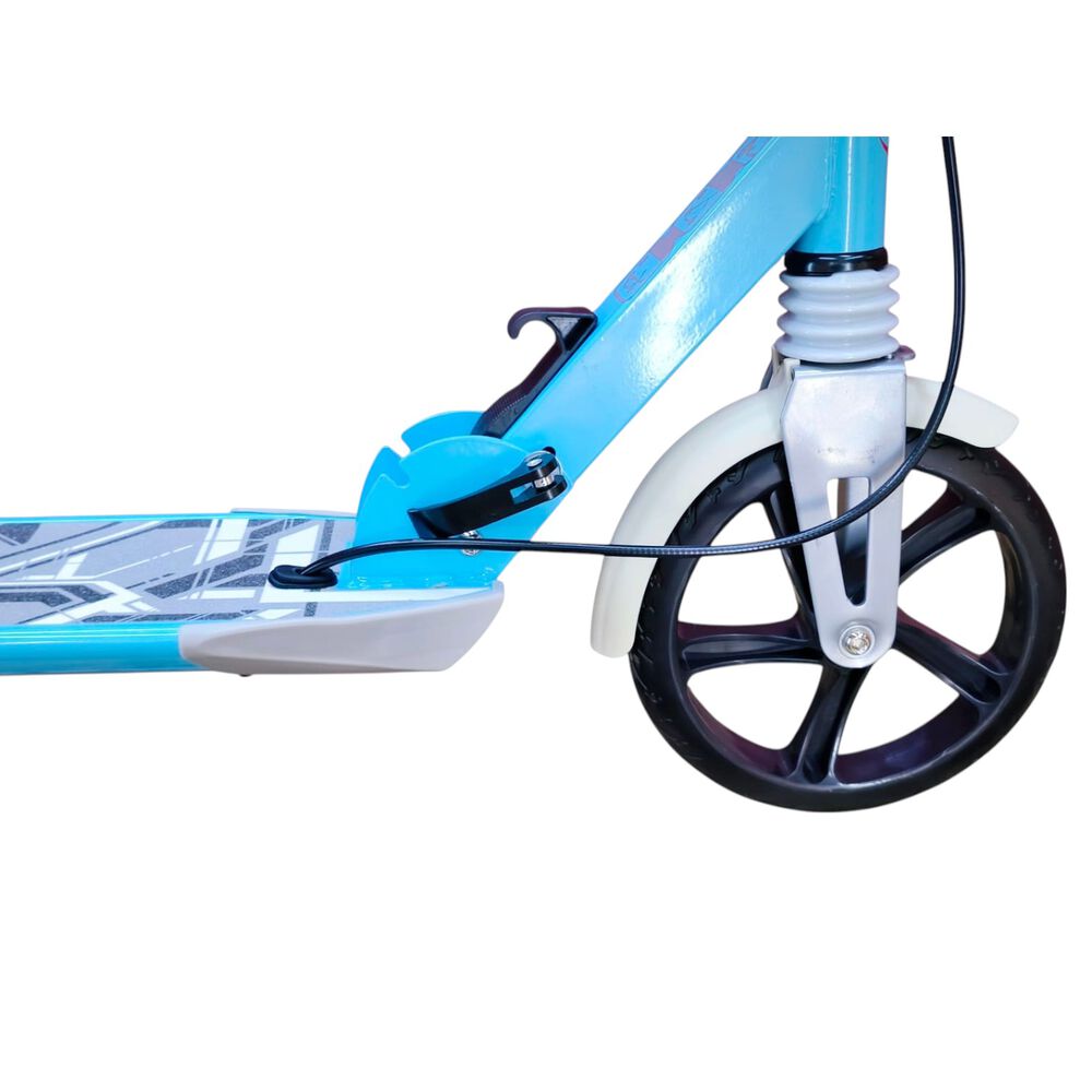 Scooter Monopatín Niños Adultos Con Freno Disco Celeste image number 6.0