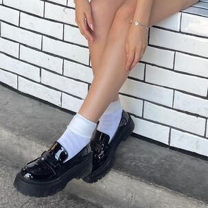 Mocasin Chalada Mujer Lewis-1 Negro Moda