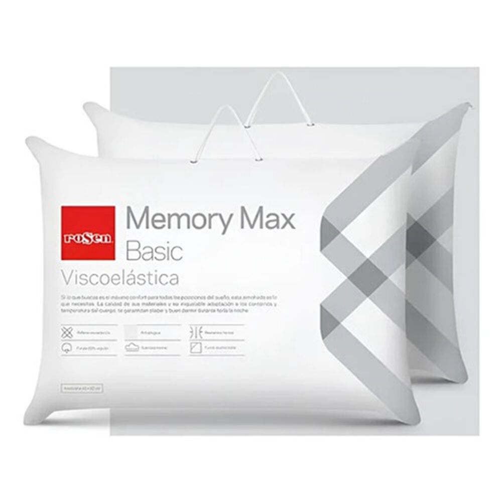 Almohada Memory Max Basic Americana 42 X 62 Cm - Rosen image number 2.0