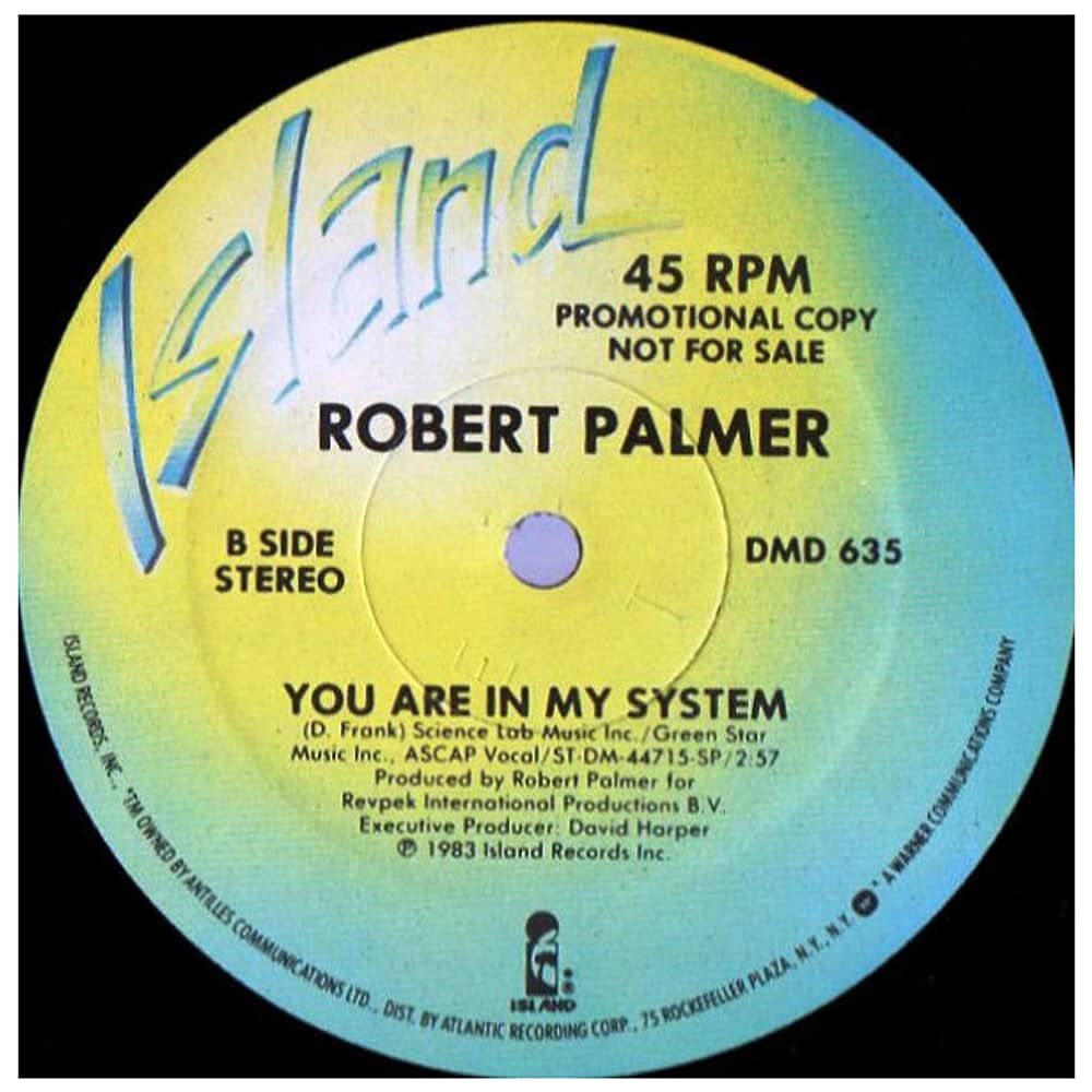 Robert Palmer - You Are In My System | 12" Maxi Single Usado image number 2.0