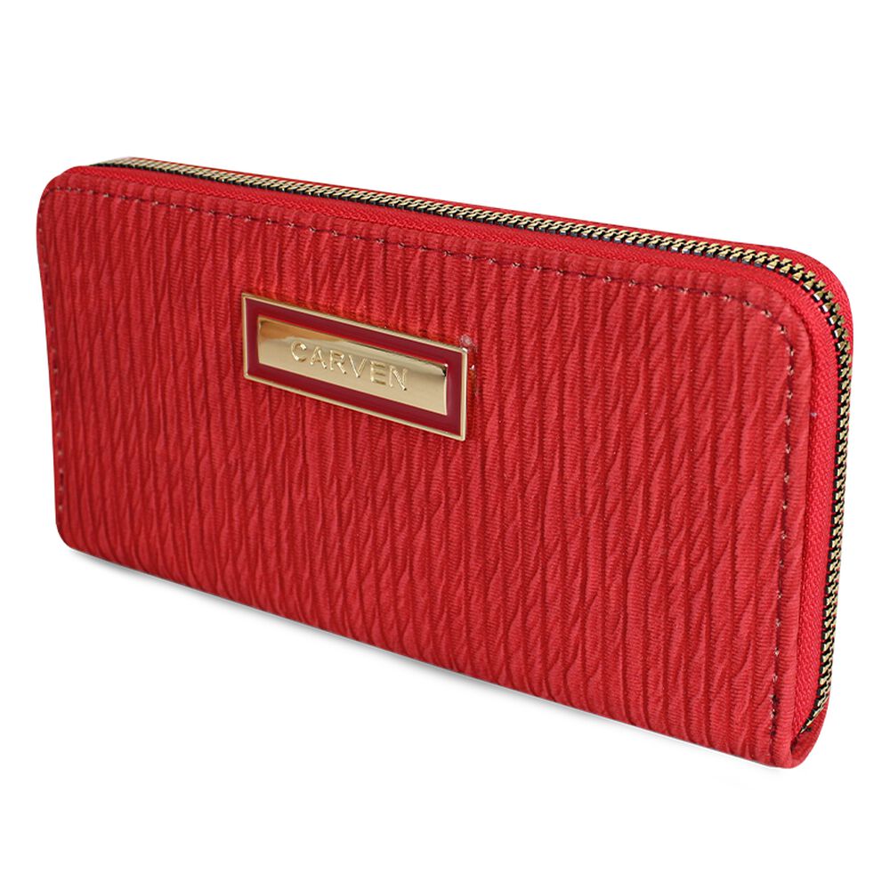 Billetera Mujer Abby Roja Carven image number 1.0