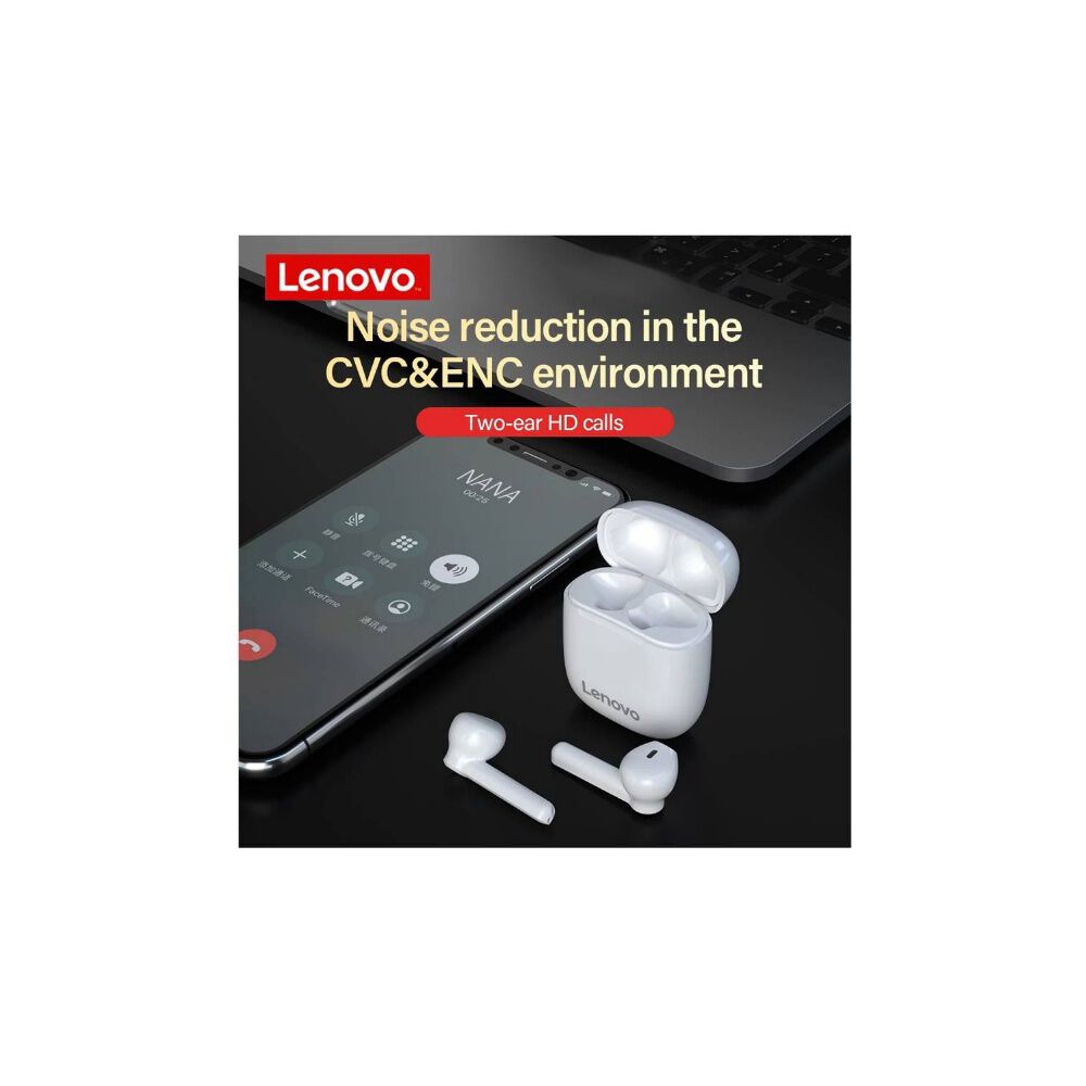 Audifonos Lenovo Xt89 Thinkplus Tws In Ear Bluetooth Blanco image number 1.0