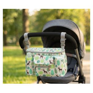 Bolso Organizador Para Coche De Beb&eacute; Multiuso Verde