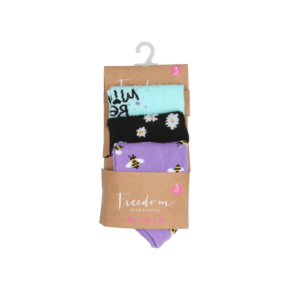 Pack Calcetines Mujer Freedom / 3 Unidades