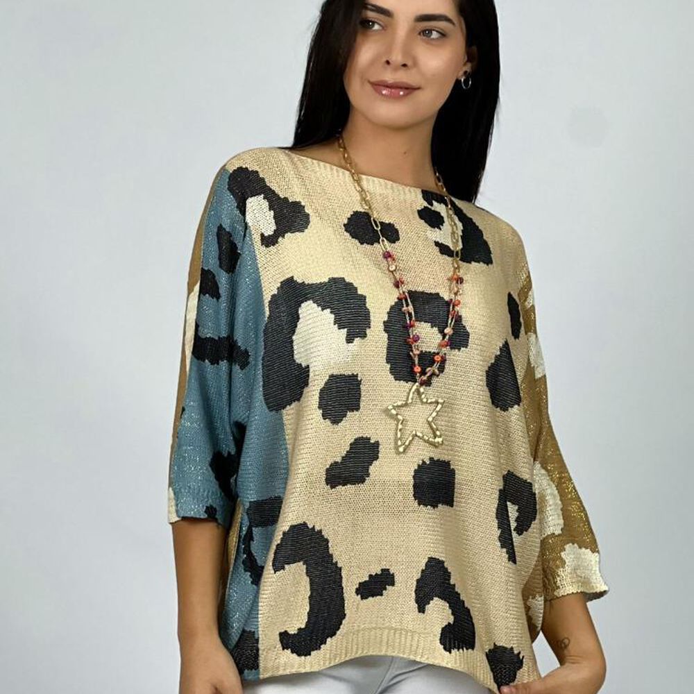 Polera Italiana Print Tricolor image number 0.0