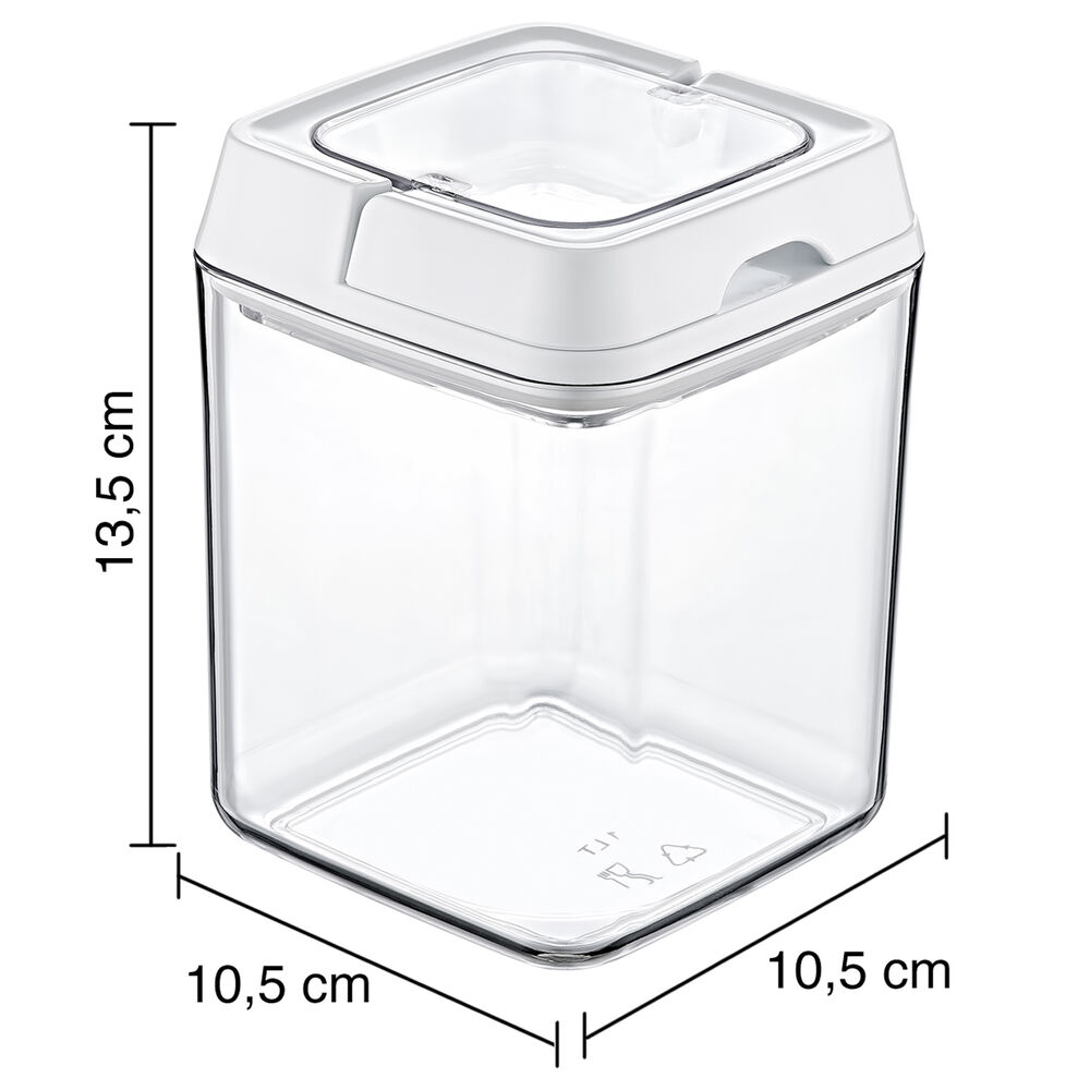 Canister Contenedor Herm&eacute;tico 1lt Lock Crystal image number 2.0